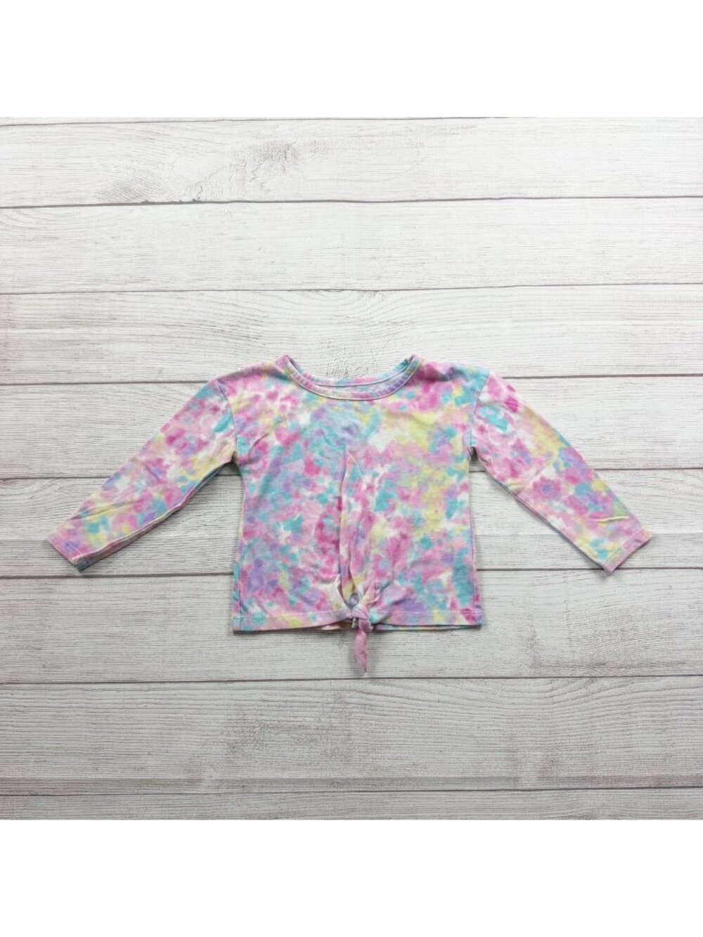 The Children’s Place Tie Dye Toddler Girl Long Sleeve Top 18-24 Months